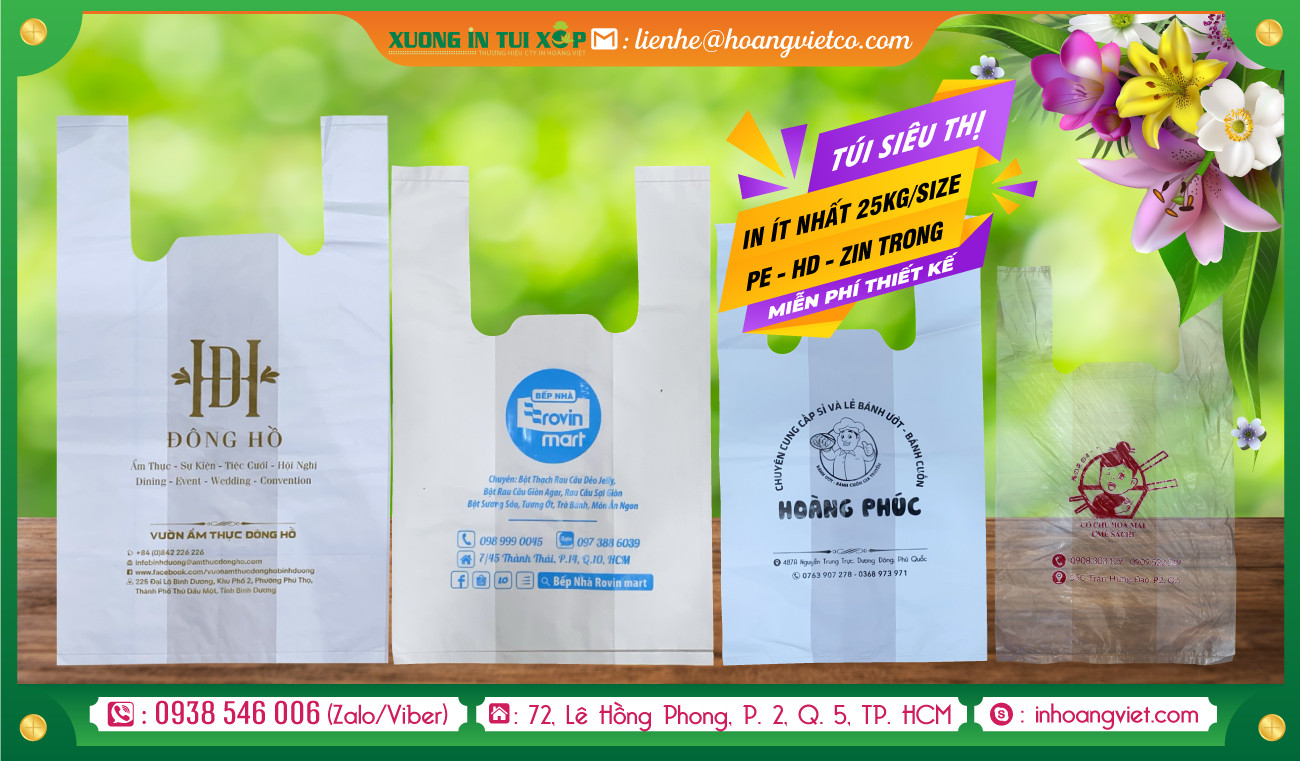 Túi Siêu Thị Trắng Sữa - xuongintuixop.com