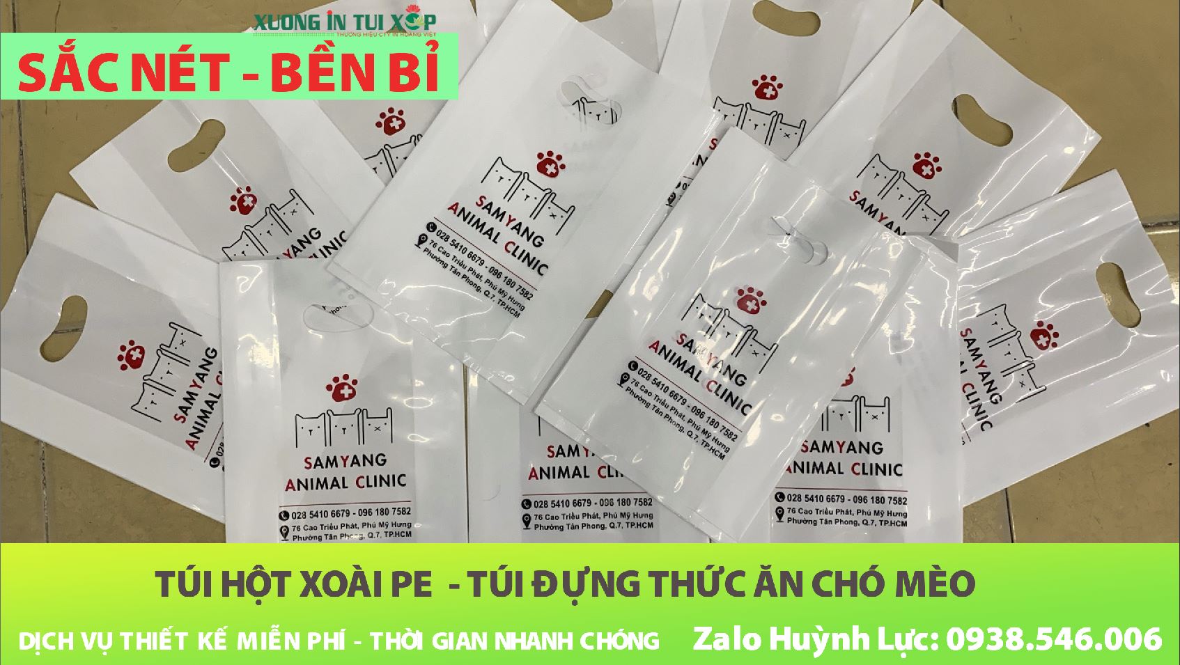 Túi Đựng Thức Ăn Chó Mèo 13 Túi đựng thức ăn chó mèo - Samyang Clinic