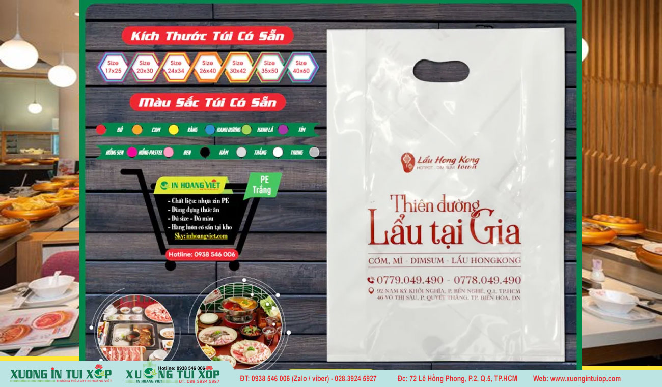 Túi Đựng Thức Ăn Lẩu Tại Gia Túi Đựng Thức Ăn Lẩu Tại Gia