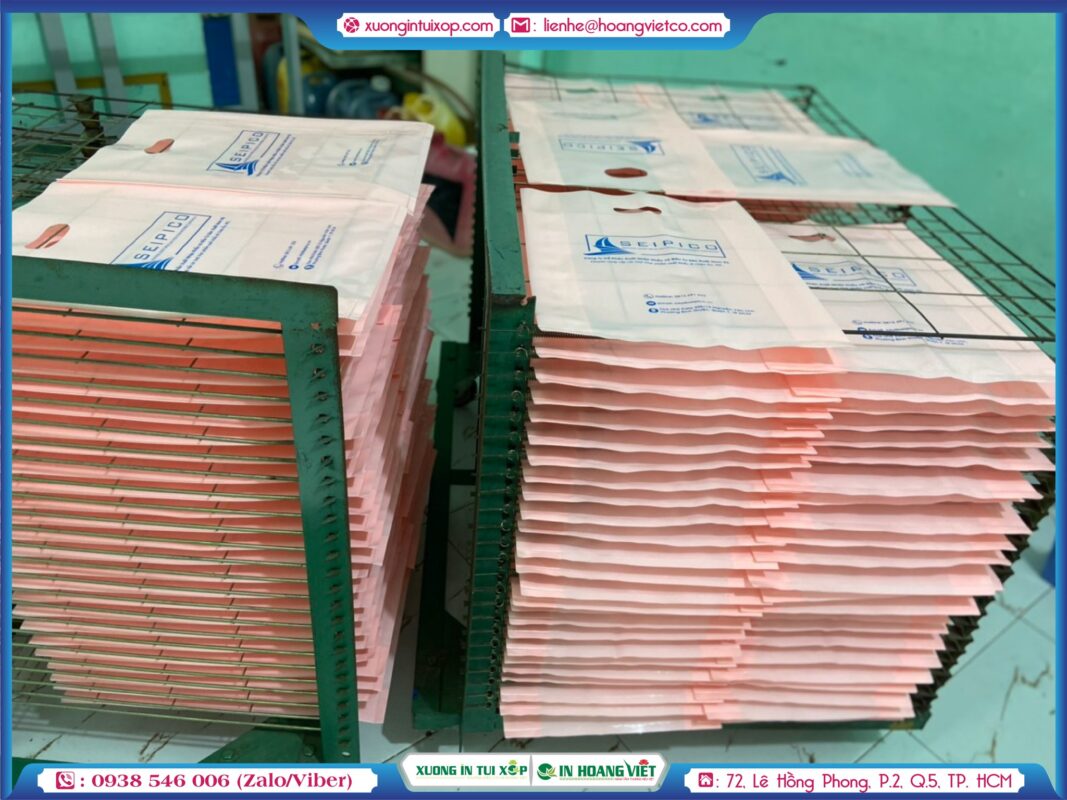 In Túi Hột Xoài PE 18 Tui Xoai PE Hong Dao in 1 mau 1 mat SEIPICO