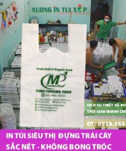 In túi siêu thị đựng trái cây Minh Phương Fruit - SẢN PHẨM