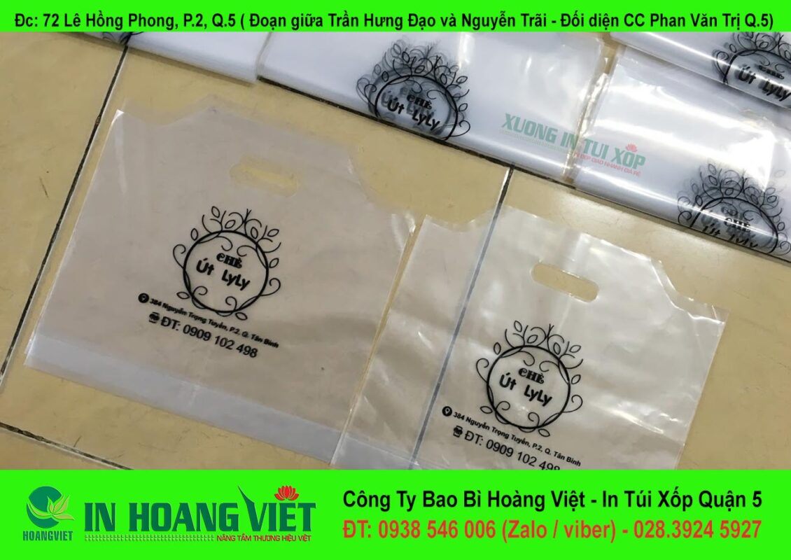In Túi Trà Sữa Đựng 2Ly 10 xuongintuixop.com Tui tra sua 2 ly 31x30.5 CHE UT LY
